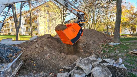 Schaufelseparator - Terra-Star® Ecoline - TSE.054- Sieben am Bagger