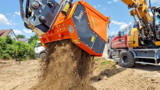 Schaufelseparator - Terra-Star® Greenline - TSG.123 - Sieben am Bagger