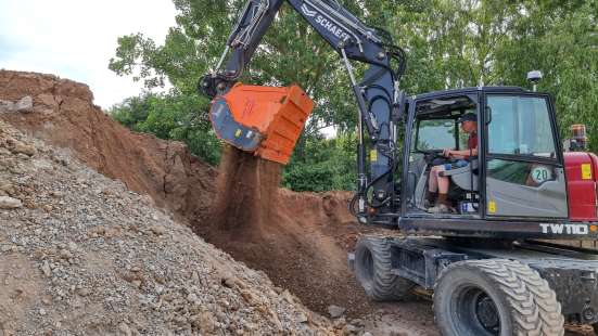 Schaufelseparator - Terra-Star® Compactline - TSC.153 - Sieben am Bagger