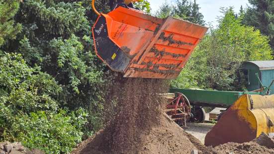 Schaufelseparator - Terra-Star® Compactline - TSC.154 - Sieben am Bagger