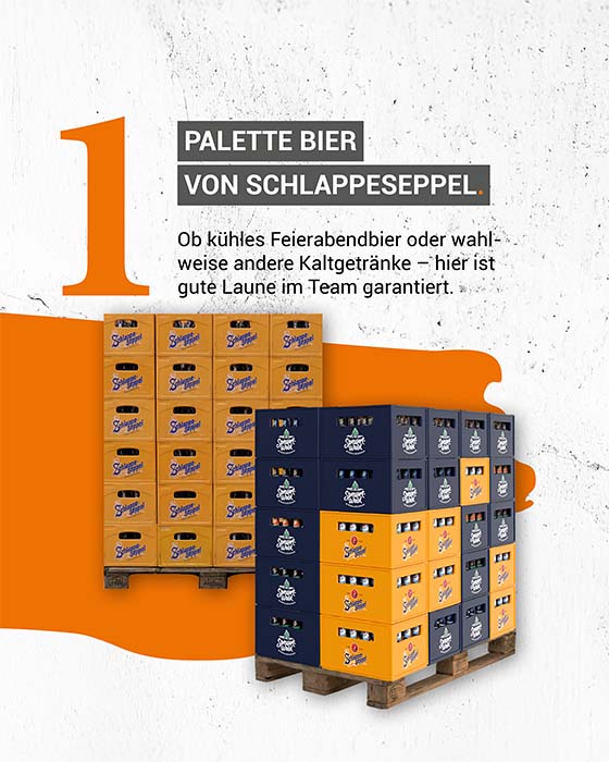 1. Preis - Palette Bier