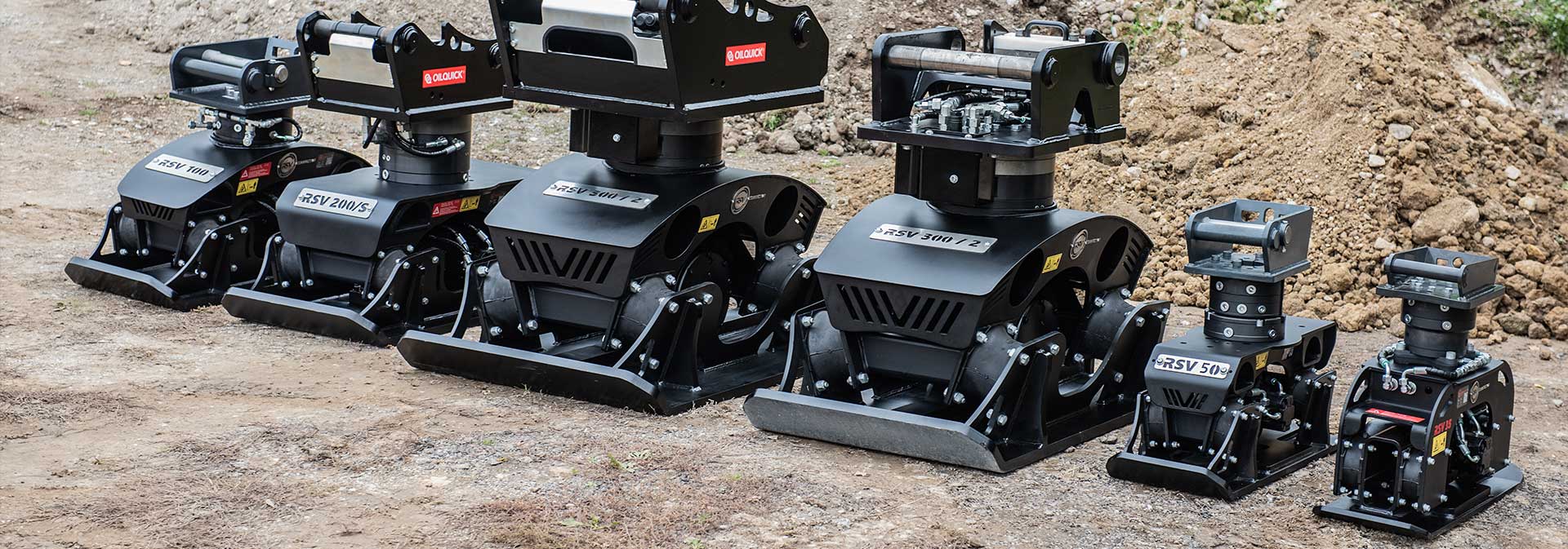 hydraulischer Anbauverdichter für Bagger