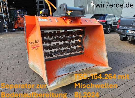 TSC.154.264 Separator mit Mischwellen zur Bobenaufbereitung Bagger ab 14 t