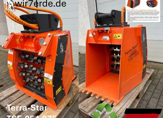 Wolf Separator Terra-Star TSE.054 Bagger ab 2,2 t mit Misch/Zerkleinerungswellen