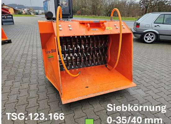 Separator mit Siebwellen Siebkörnung 0-35/40 mm Bagger ab 8/10 t