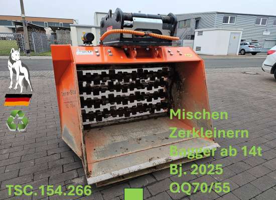 Separator zur Bodenaufbereitung- Mischen- Zerkleinern Bagger ab 14t 65m³/h