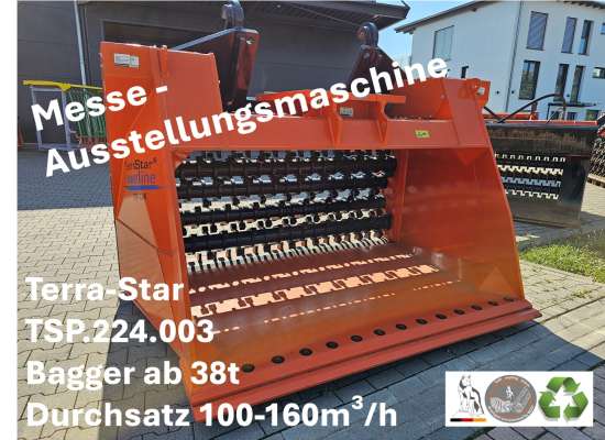 Separator für Bagger ab 38 t Durchsatz -160m³/h