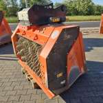 Separator TSC.154 zum Feinabsieben von Oberboden,Körnung 0-20/25mm - Adapter Bagger und Radlader kombiniert anbaubar