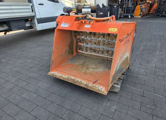 Separator TSE.103 mit Mischwellen M80X zum Mischen, Zerkleinern und Belüften - zur Bodenaufbereitung