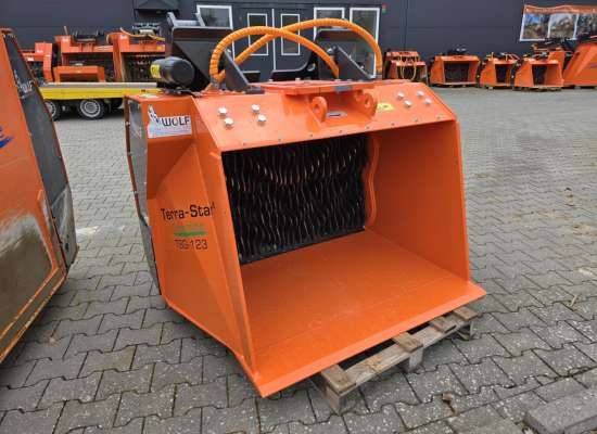 Separator mit Siebwellen Siebkörnung 0-15/20 mm Bagger ab 9 t