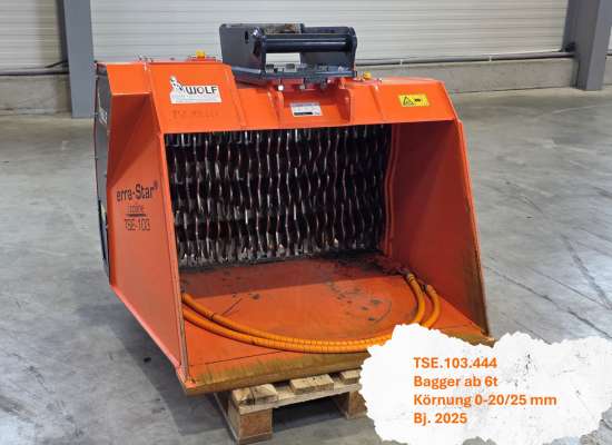 Terra-Star TSE.103 für mittlere Siebung Körnung 0-20/25 mm Bagger ab 6t