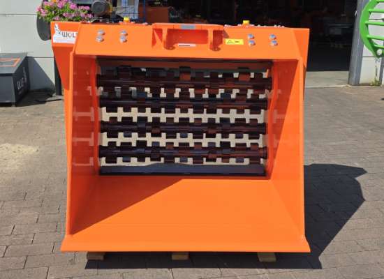 Separator TSC.134 mit Mischwellen M80X zum Mischen, Aufschließen und Zerkleinern