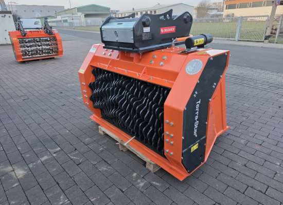 Separator TSC.154 zum Absieben von Oberboden Körnung 0-20/25mm Bagger ab 14t