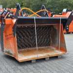 Separator mit Pentascheiben zum Feinabsieben, Trennabstand 8mm ergibt eine Körnung 0-12/15mm