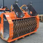 Separator mit Pentascheiben zum Feinabsieben, Trennabstand 8mm ergibt eine Körnung 0-12/15mm