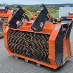 Separator mit Pentascheiben zum Feinabsieben, Trennabstand 8mm ergibt eine Körnung 0-12/15mm