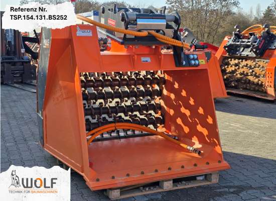 Separator TSP.154 zum Mischen, Zerkleinern, Aufschließen mit Blockscheiben BS252