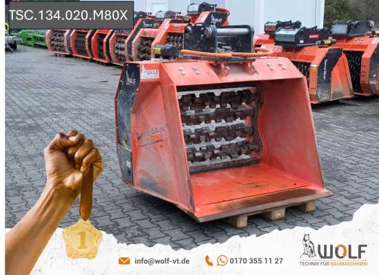 TSC.134 Separator für Bodenaufbereitung, Zerkleinern, Mischen Bagger ab 12to