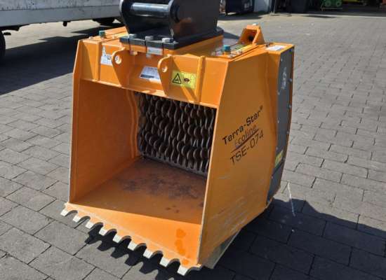 Wolf Separator hydraulischer Sieblöffel für Bagger ab 3 tonnen Siebkörnung 0-15/20 mm