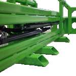 Rollentraverse zur einfachen Handhabung und Verlegung von Rollenmaterial von 4 bis 7,5 m breite und bis 3000 Kg