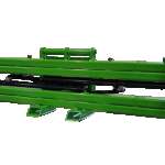 Rollentraverse zur einfachen Handhabung und Verlegung von Rollenmaterial von 4 bis 7,5 m breite und bis 3000 Kg