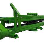 Rollentraverse zur einfachen Handhabung und Verlegung von Rollenmaterial von 4 bis 7,5 m breite und bis 3000 Kg