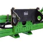 Rollentraverse zur einfachen Handhabung und Verlegung von Rollenmaterial von 4 bis 7,5 m breite und bis 3000 Kg